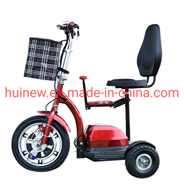 Folding 3 Wheels Handicapped Scooter LCD Display Mobility Scooter with Ce