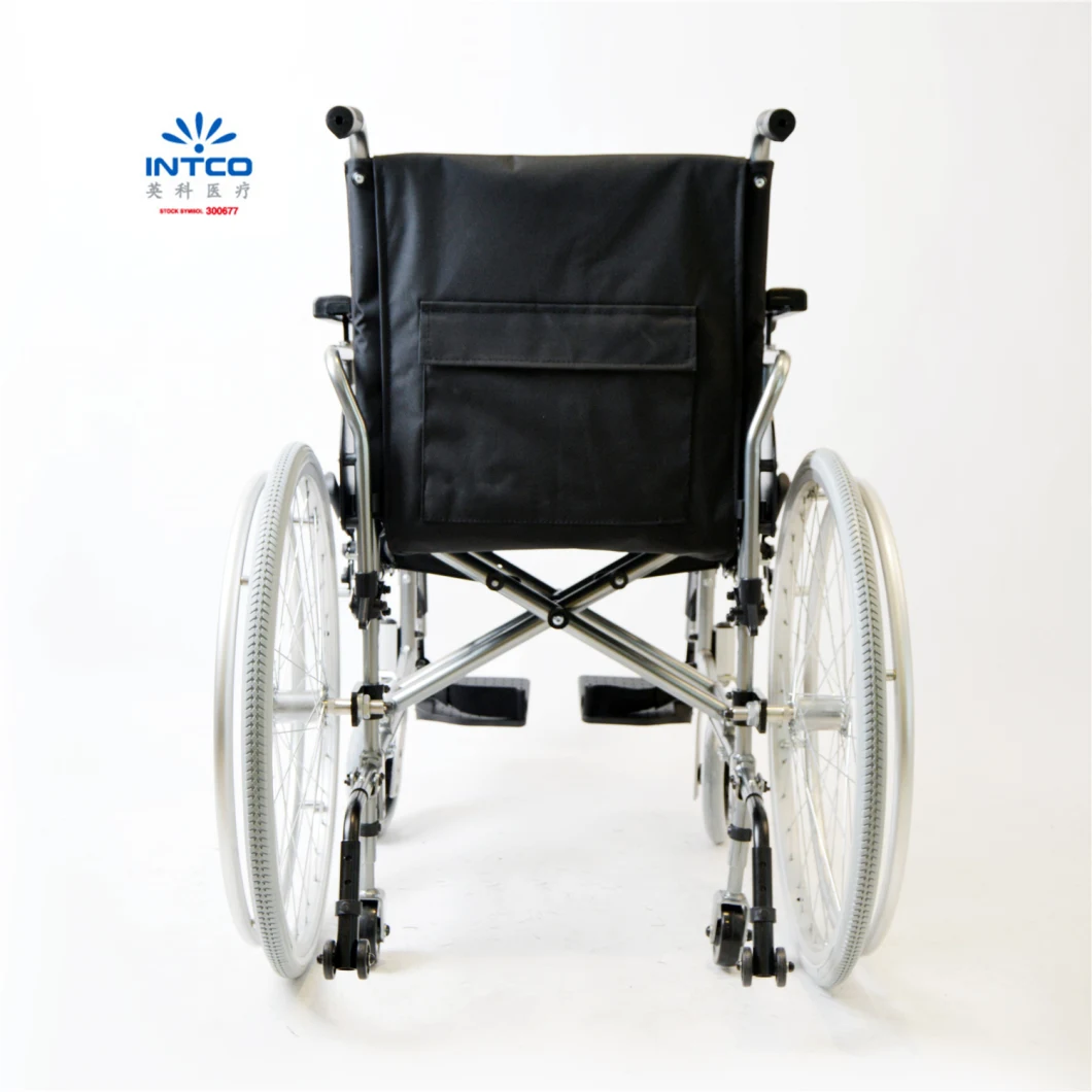 Medical Products Foldable Aluminum Wheelchair for Disabled People