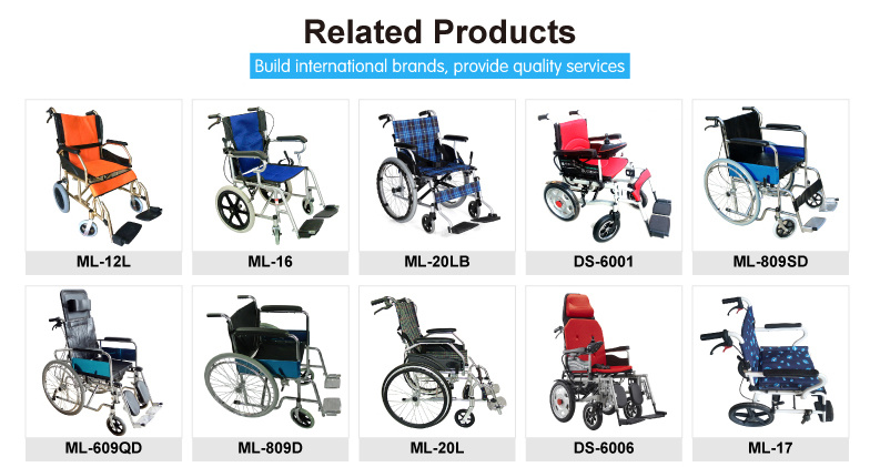 2021 New Trend Best Price Powder Coated Frame Manual Wheelchair