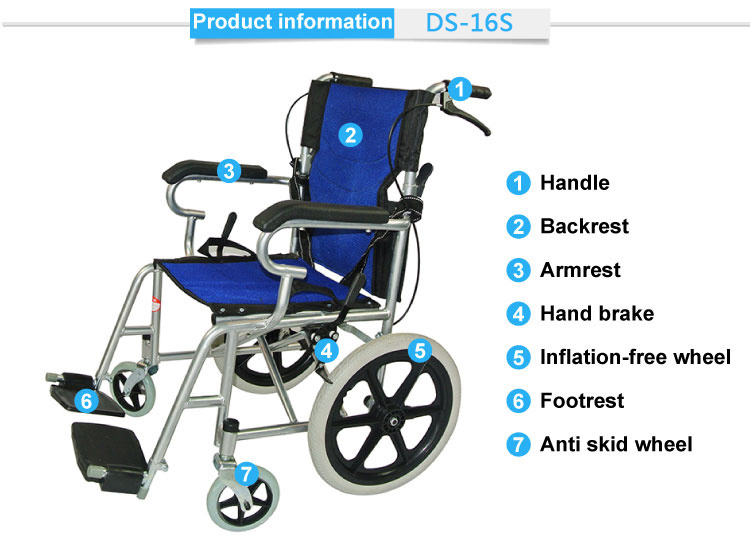 The Most Popular Manual Foldable Wheelchair for Elderly People