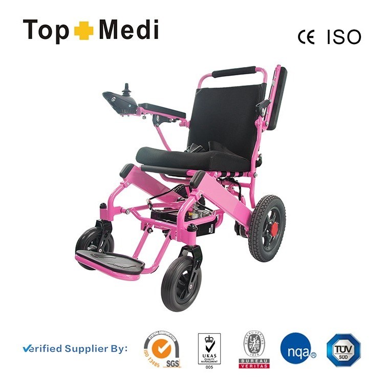 CE Certificate Portable Electric Lightweight Medical Mobility Power Wheelchair