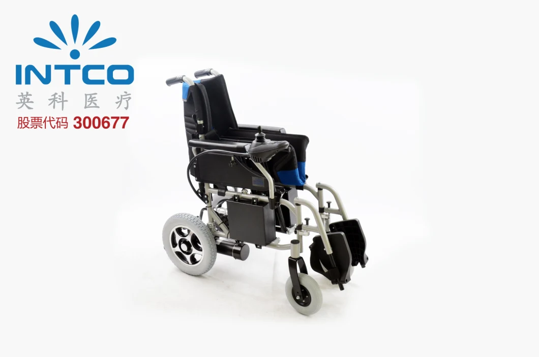 Aluminum Easy-Folding Mobility Aids Electric/Power Wheelchair for Disabled People