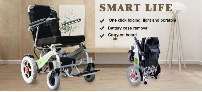 Haidike Folding Motorized Automatic Power Electric Wheelchair for Disabled