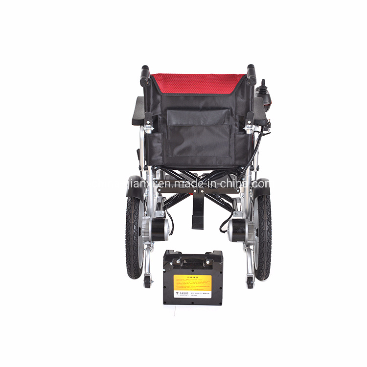 Hot Sale Lightweight Folding Electric Wheelchair for Disabled People