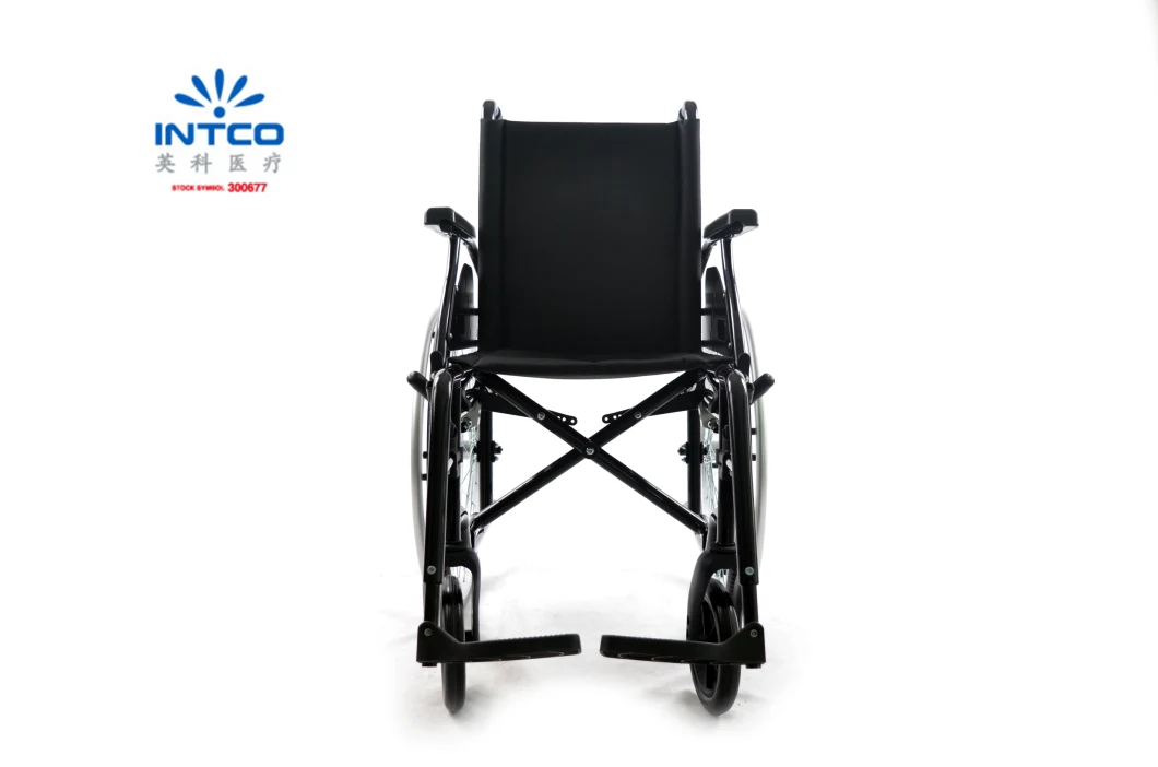 New Aluminum Folding Manual Wheelchair for Disabled People