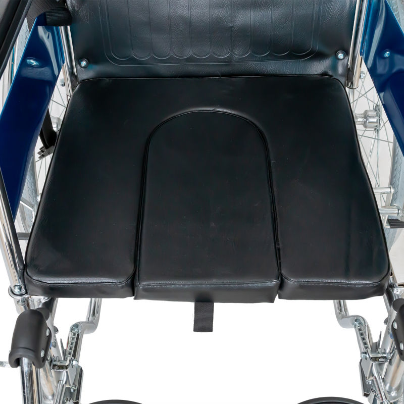 Reclining Commode Wheelchairs with Leg Support Pad