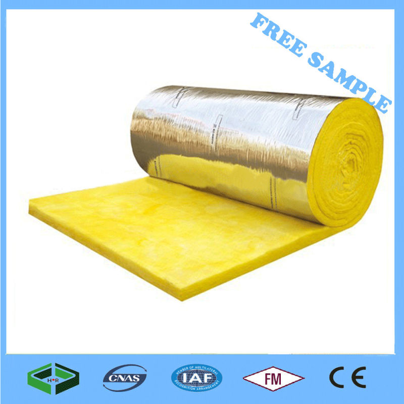 Fireproof Glass Wool Blanket with Perforated Aluminum Foil