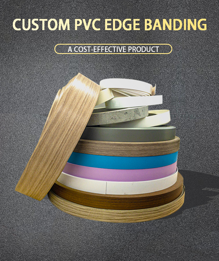 PVC Plastic Edge Edging Banding for Furniture Particle Board