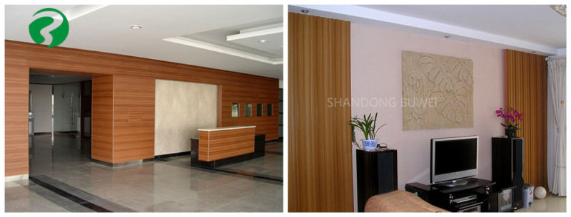 PVC Film Laminated Waterproof Great WPC Wall Panel