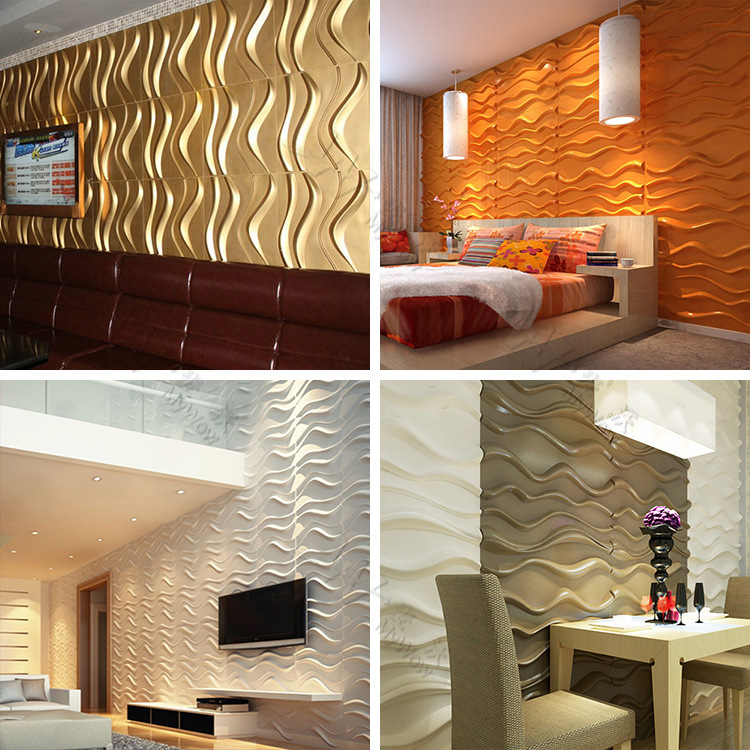 3D Wall Panel for Home Decoration Fashion PVC Wall Panels