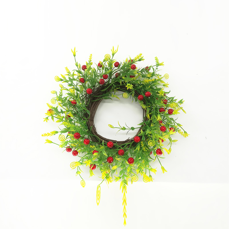 Red Berry/Leaves /Pine Leaves Wreath, Christmas Wreath, Home Decoration Wreath, Small Wreath