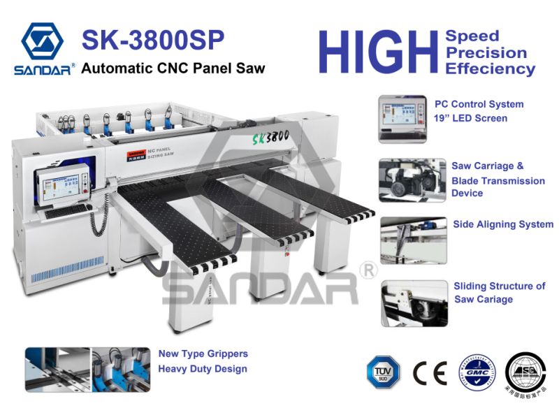 Woodworking Panel Sizing Machine Computer Panel Saw for Furniture