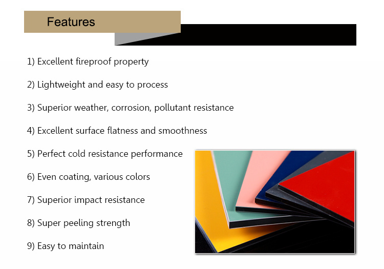 Aluminium Sheet Curtain Wall Cladding Panel ACP Aluminum Composite Panels (RCB2015-N016)