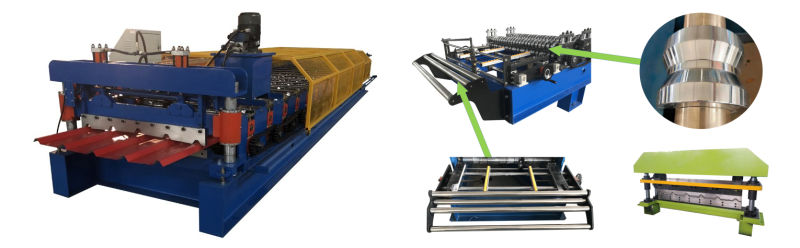 Steel Metal Trapezoid Sheet Roll Forming Machine Trapezoid Panel Machine