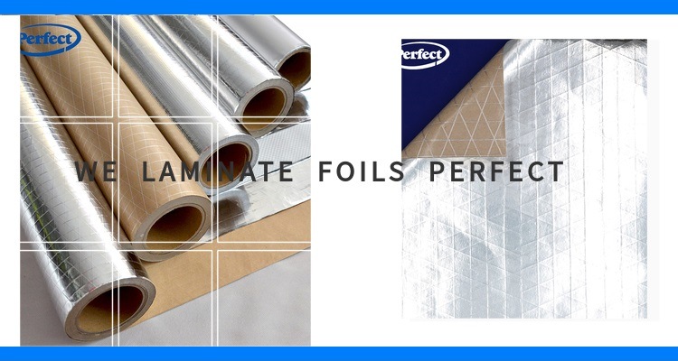 Foil Facing PP White Film Facing for Roofing Insulation