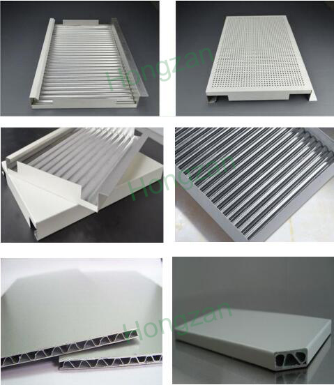 Curve Perforated Solid Aluminum Ceiling Panel