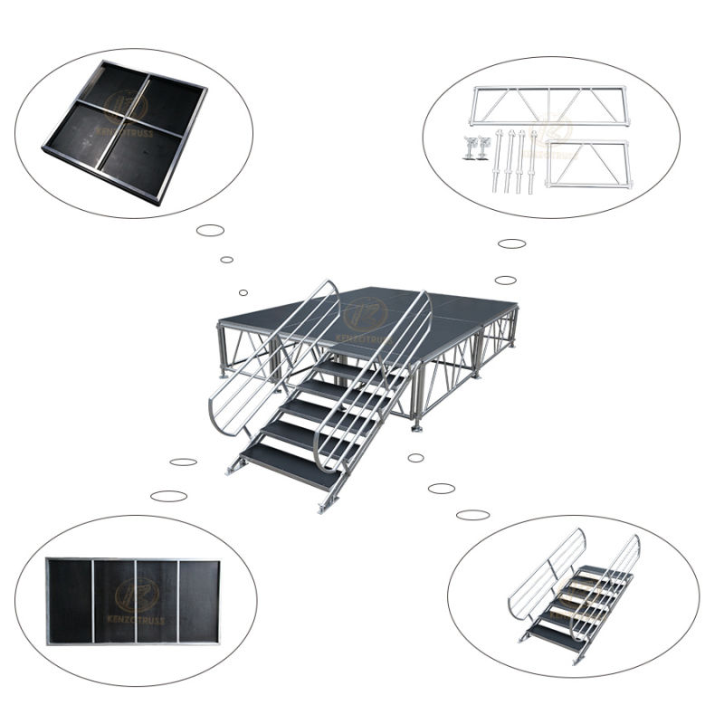 Adjustable Aluminum Outdoor Performance Concert Stage Portable Stage