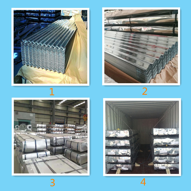 0.1-0.2mm Thickness Low Cost Galvanized Corrugated Roof Sheet Price