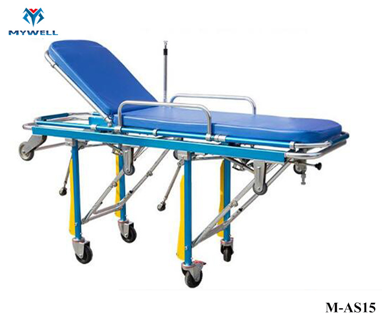M-As15 Bariatric&#160; Ambulance&#160; Stretcher&#160; Red&#160; Leaf Lift