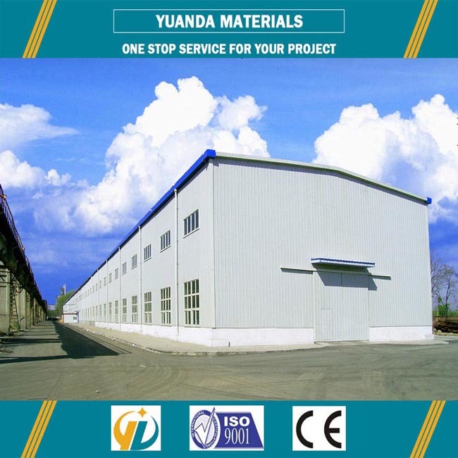 Strong Steel Structure Workshop with Sandwich Panel