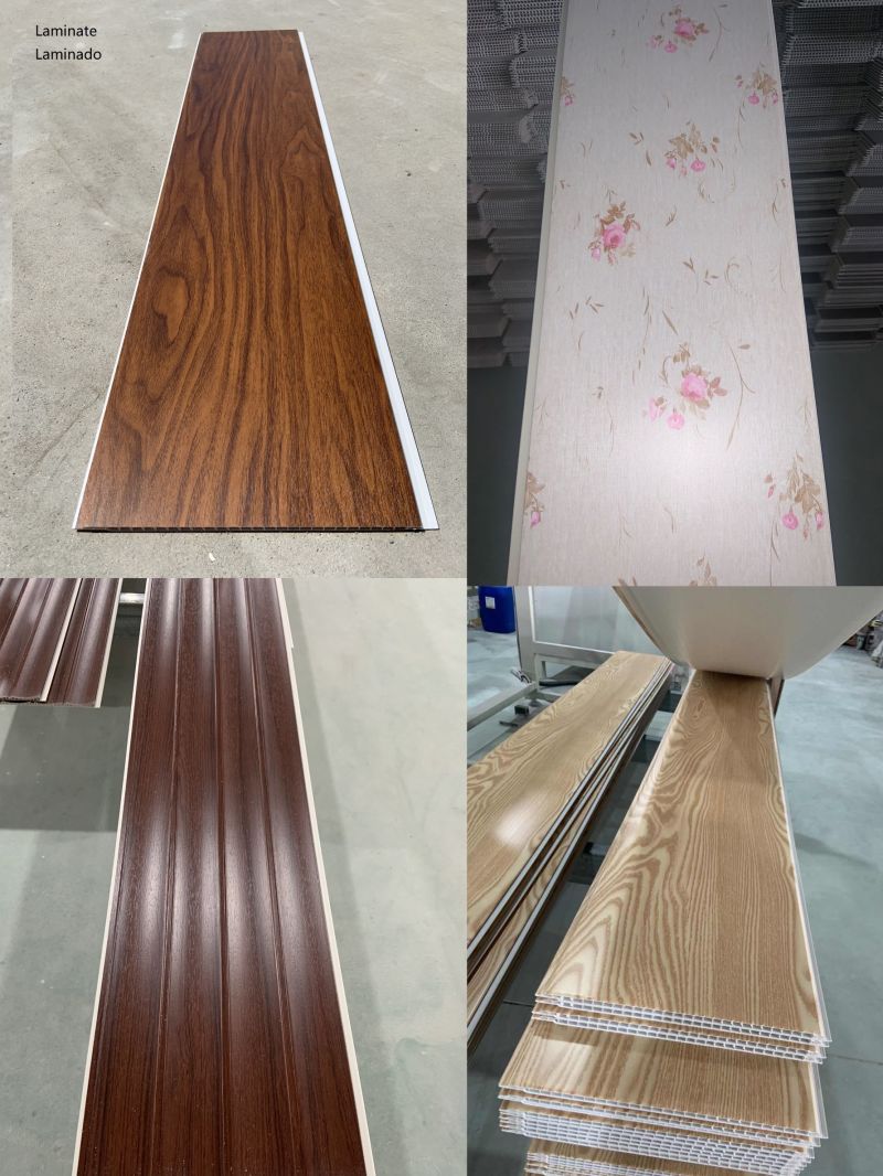 Wooden Panel Wood Color Laminated PVC Wall Panel