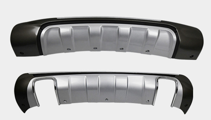 Front and Rear Bumper Lower Garnish Skid Plates for Hyundai Tucson 2004 2008