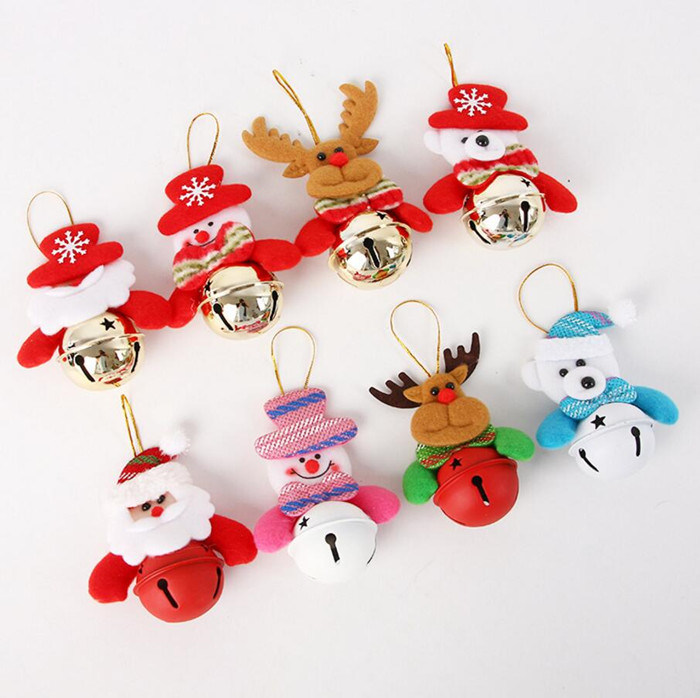 2019 Christmas Tree Ornament Toy with Jingle Bell for Decorating