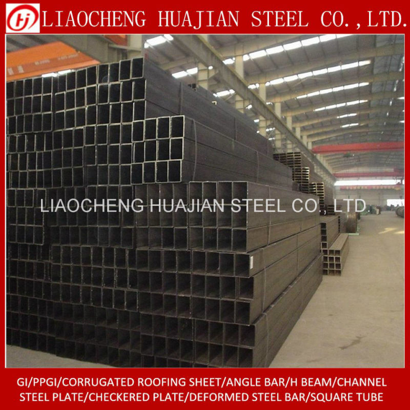 Welded Black Square and Rectangular Hollow Section Tube for Construction (ASTM A500)