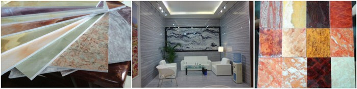 PVC Sheet Line for Interior Marble Wall Panel Decoration