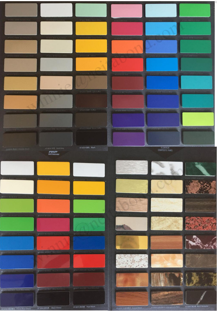 1220*2440mm ACP Sheet Aluminium Composite Panel Material Panel with PVDF Coated