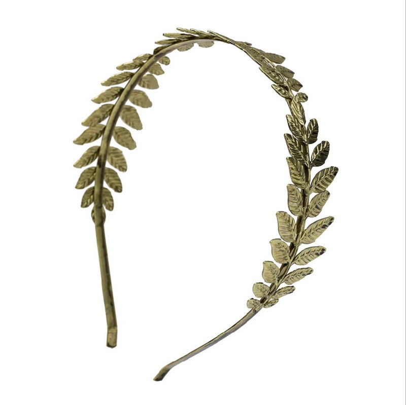 Fashion Jewelry Hair Accessories Metal Leaf Hair Band