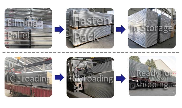 Low Cost Steel Structure Sandwich EPS Panel Prefabricated Mobile House Warehouse Exterior Panel