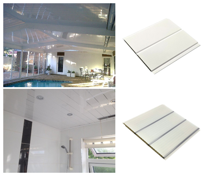 Cielo Raso Es De PVC Blanco Panel Plain White Ceiling