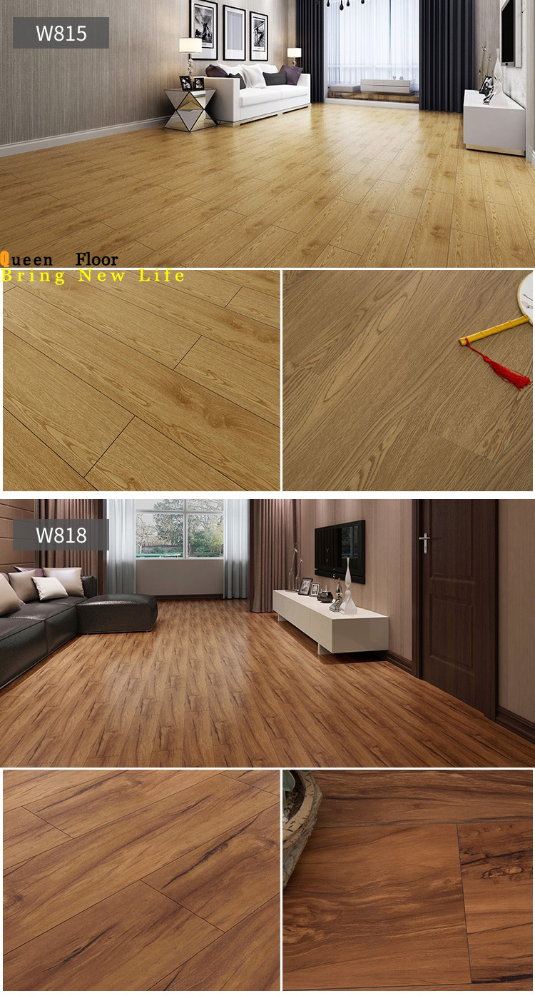 Laminate/Laminated Flooring China Supply Wood Grain PVC Flooring Plank Plastic PVC/Spc/Vinyl Flooring