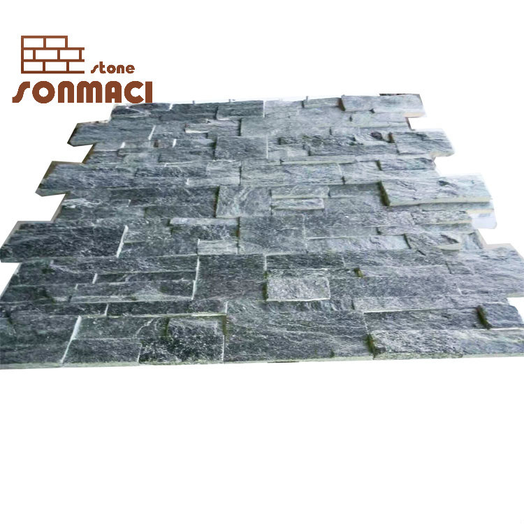 Wholsale Black Quartz Wall Stone Veneer for Construction