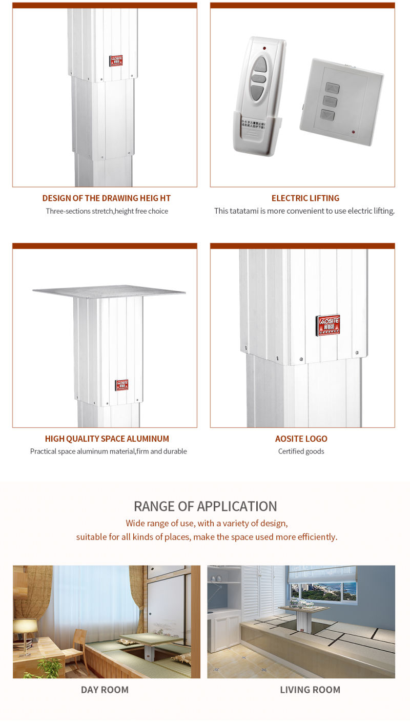 KD Tatami lifting column bed Pneumatic lift