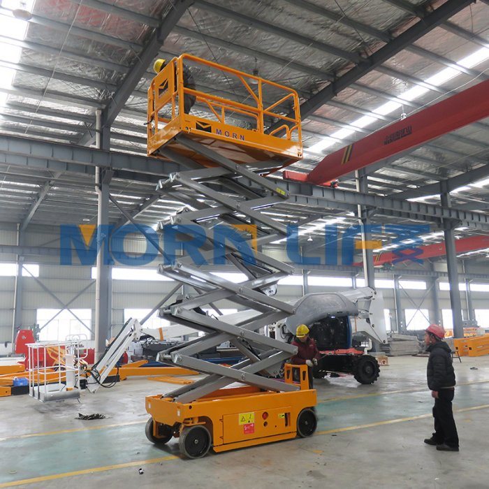 Self-Propelled Hydraulic Scissor Elevating Platform Height to 12m