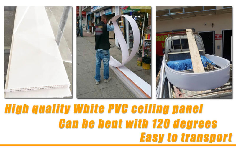 9X250mm PVC Plain White Ceiling Panel Blanco for Interior Walls