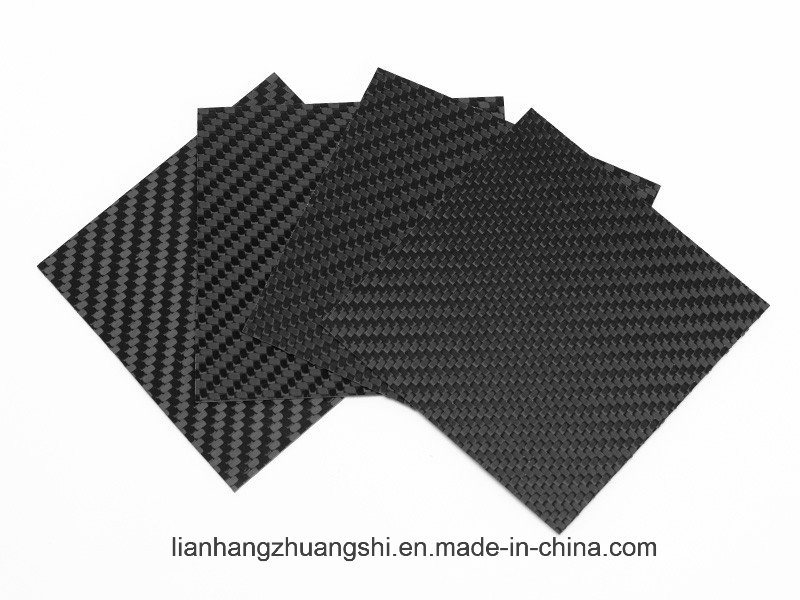 High Quality of Glossy Finished Carbon Fiber Sheet for RC Plane