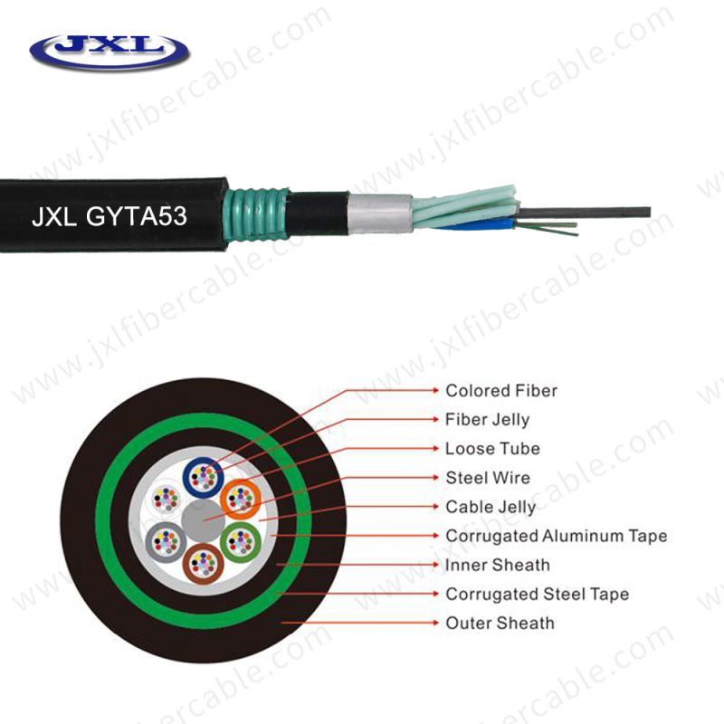 Last Mile FTTH Cable Gyxtpy G657A1/A2 Multi Core FTTH Drop Cable