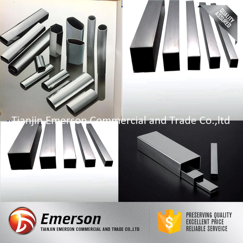 Square Stainless Steel Tube Profile for Construction Industry