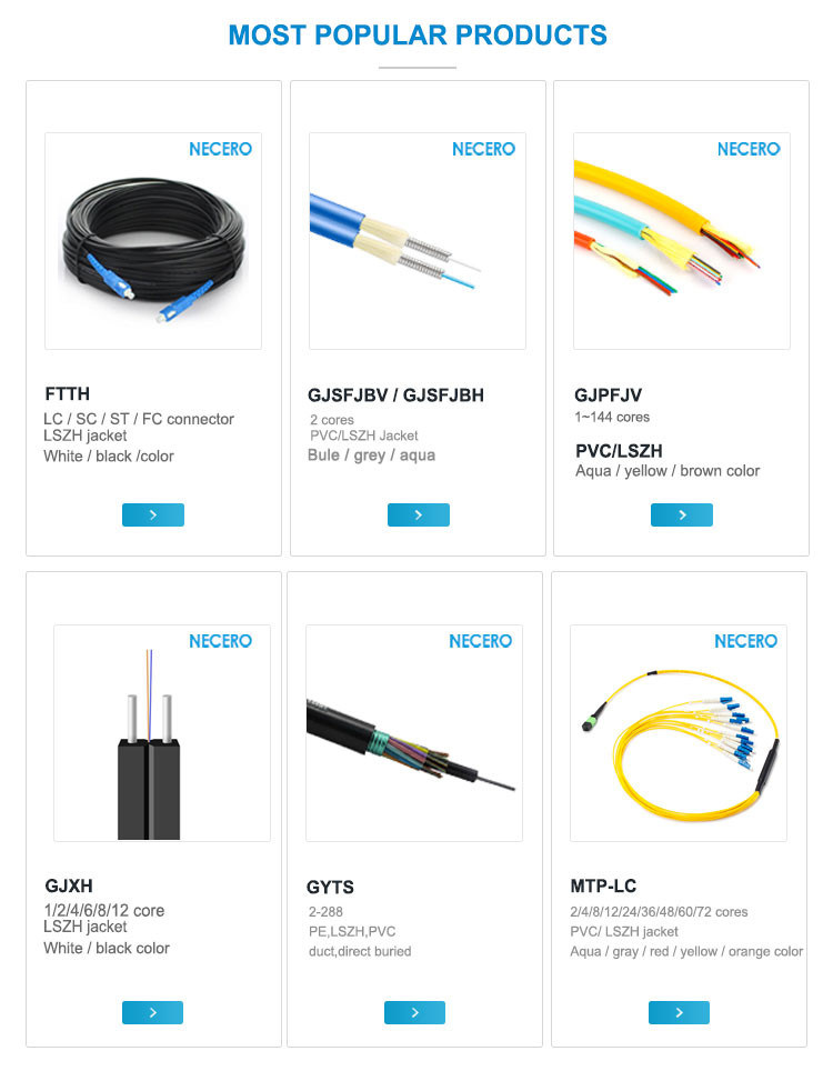 1, 2, 4 Cores Singlemode G657A1/A2 Fibre Optic Network FTTH Drop Cable G657A Fiber