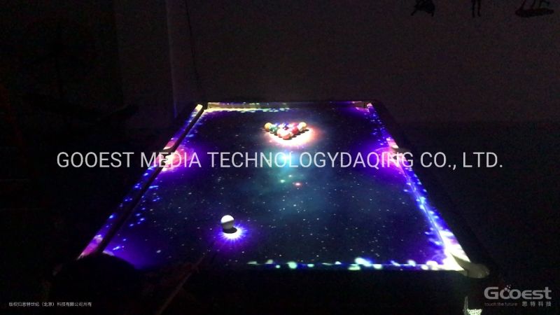 Gooest Interactive Table Projector Games Interactive Billiard Pool Table