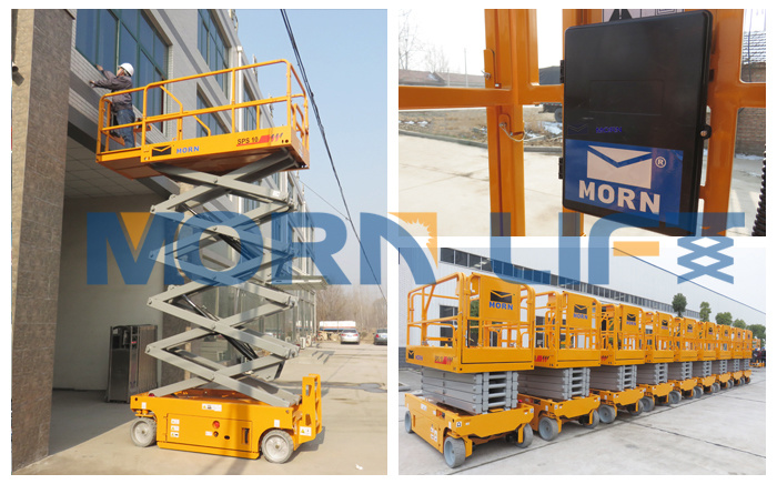 Self-Propelled Hydraulic Scissor Elevating Platform Height to 12m