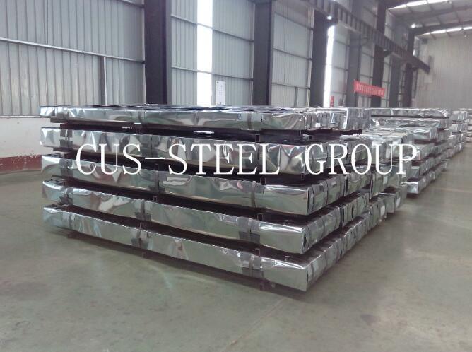 26 Gauge Color Coated Trapezoidal Roofing Sheet/PPGI Steel Sheet