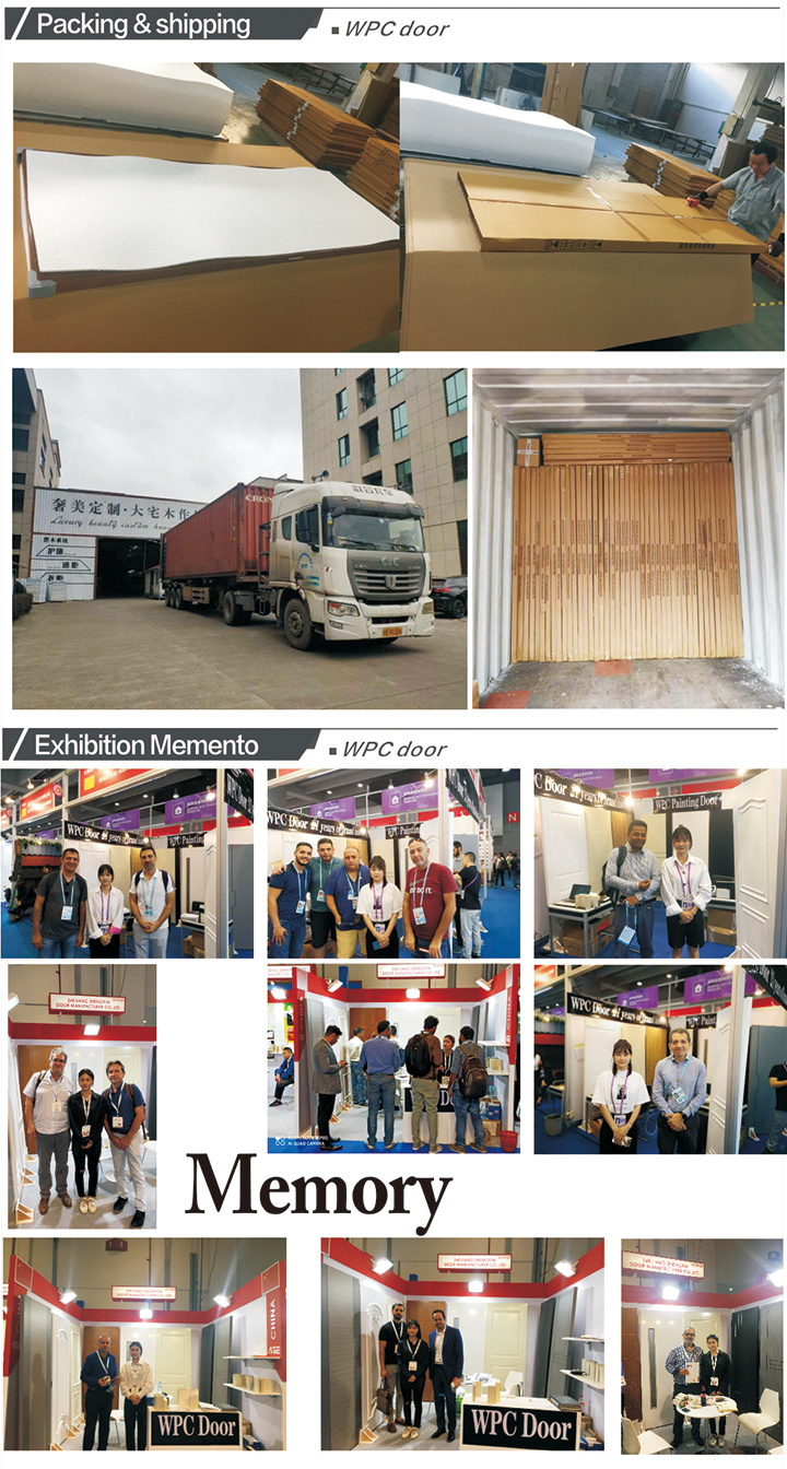 WPC/PVC/ABS Interior Waterproof Door Leaf/Frame/Skin Factory Supplier