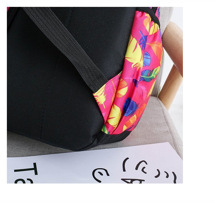 New Fashion Leaf Pattern Design High Quality School Backpack