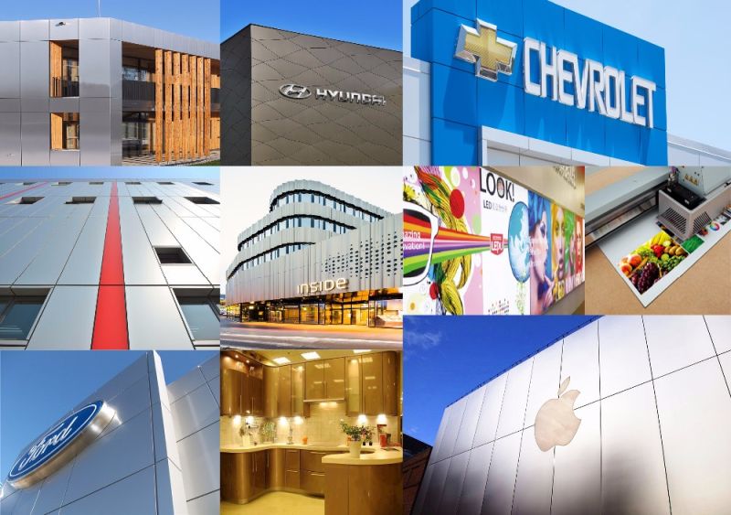 Linyi PE Coated ACP Sheets Aluminum Composite Sandwich Panels