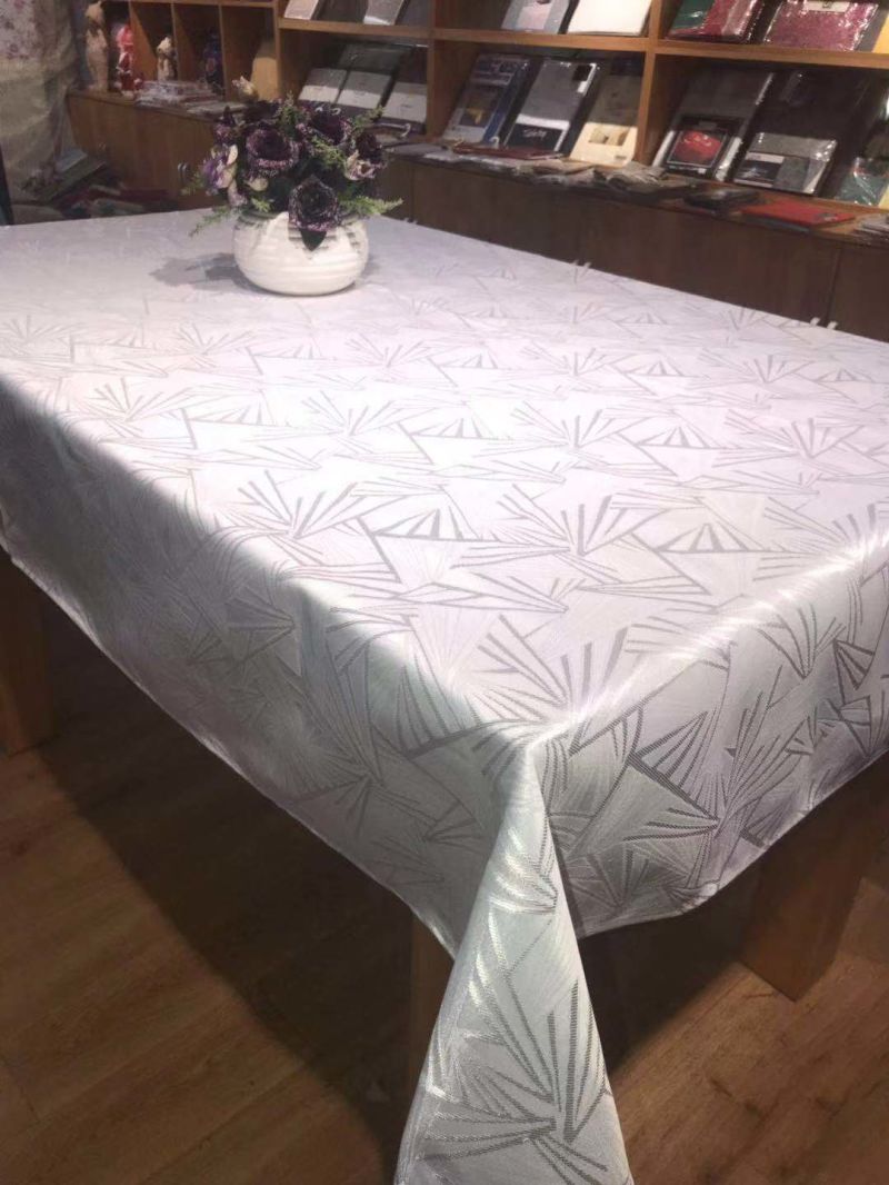 Wholesale Table Linens Jacquard Polyester Table Cloth