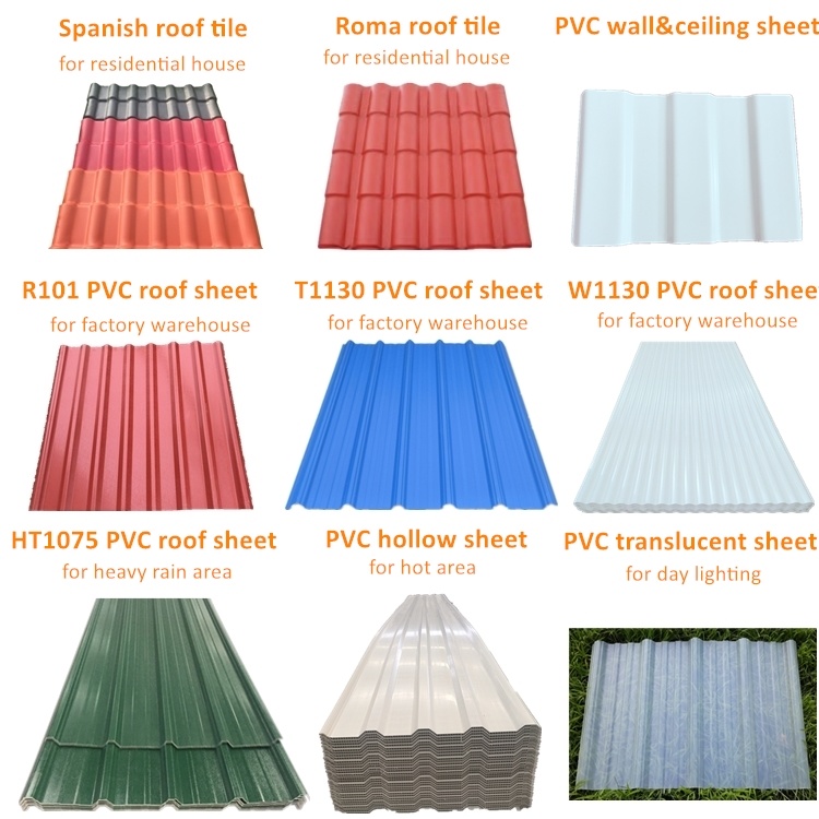 Types of PVC Sheets From China for Prefab House